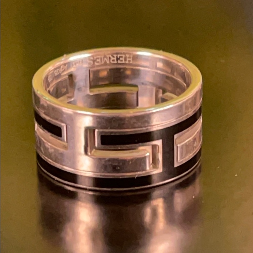 Wow Poshmark - Authentic Herms Sterling Silver Ri… - image 5
